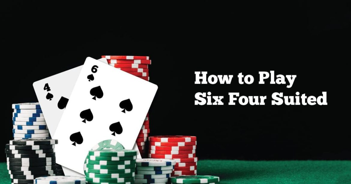 Cách chơi tay bài 6-4 cùng chất trong Texas Hold’em Poker