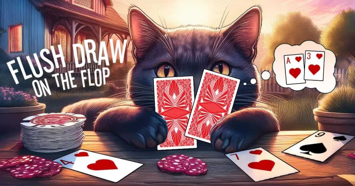 Tay bài thùng tiềm năng ở vòng flop: Đặt cược lớn hoặc là đổ lỗi cho river!